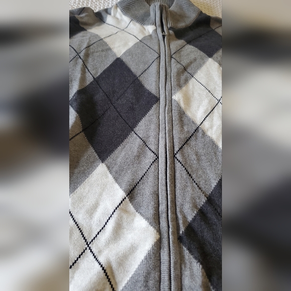 Zip up argyle sweater XXL Inc International Concept - Picture 9 of 14